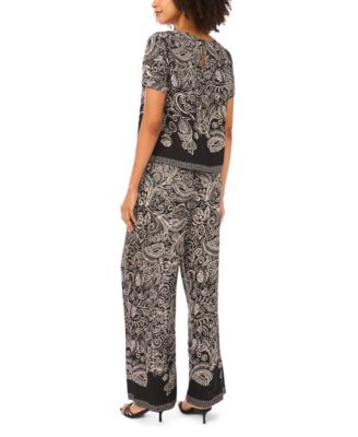 Women's Printed Short-Sleeve Top