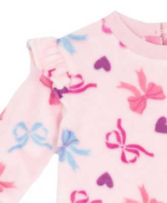 Baby Girls' Bow Printed Top and Leggings, 2-Piece Set