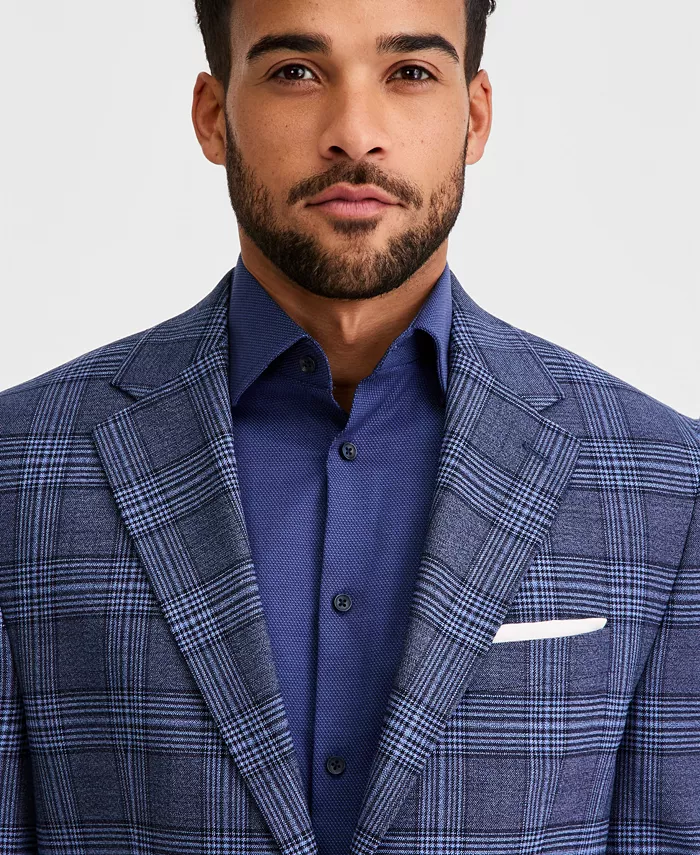Men's Classic-Fit Plaid Sport Coat - thumbnail 8