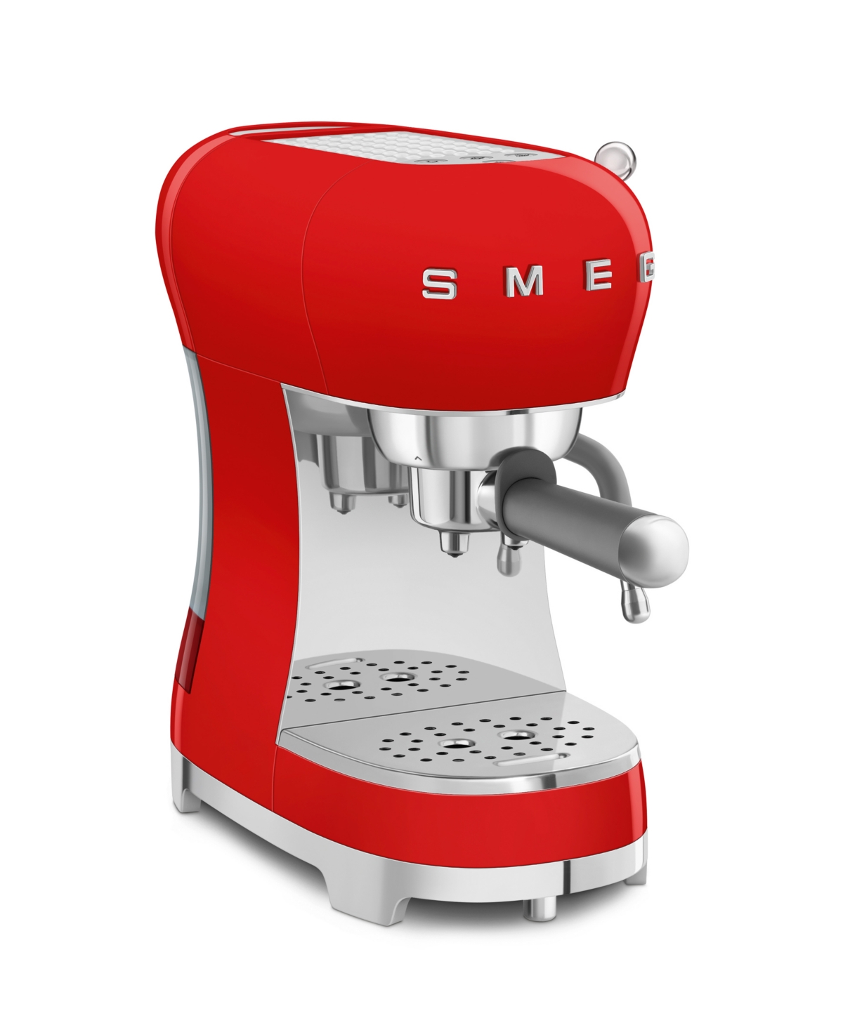 Smeg 50's Retro Style Manual Espresso Machine In Red
