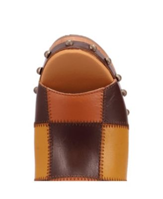 Women's Mosaic Wooden Sandal