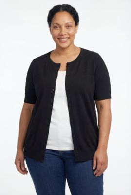 Plus Size Within Perfect Elbow - Length Sleeve Cardigan Sweater