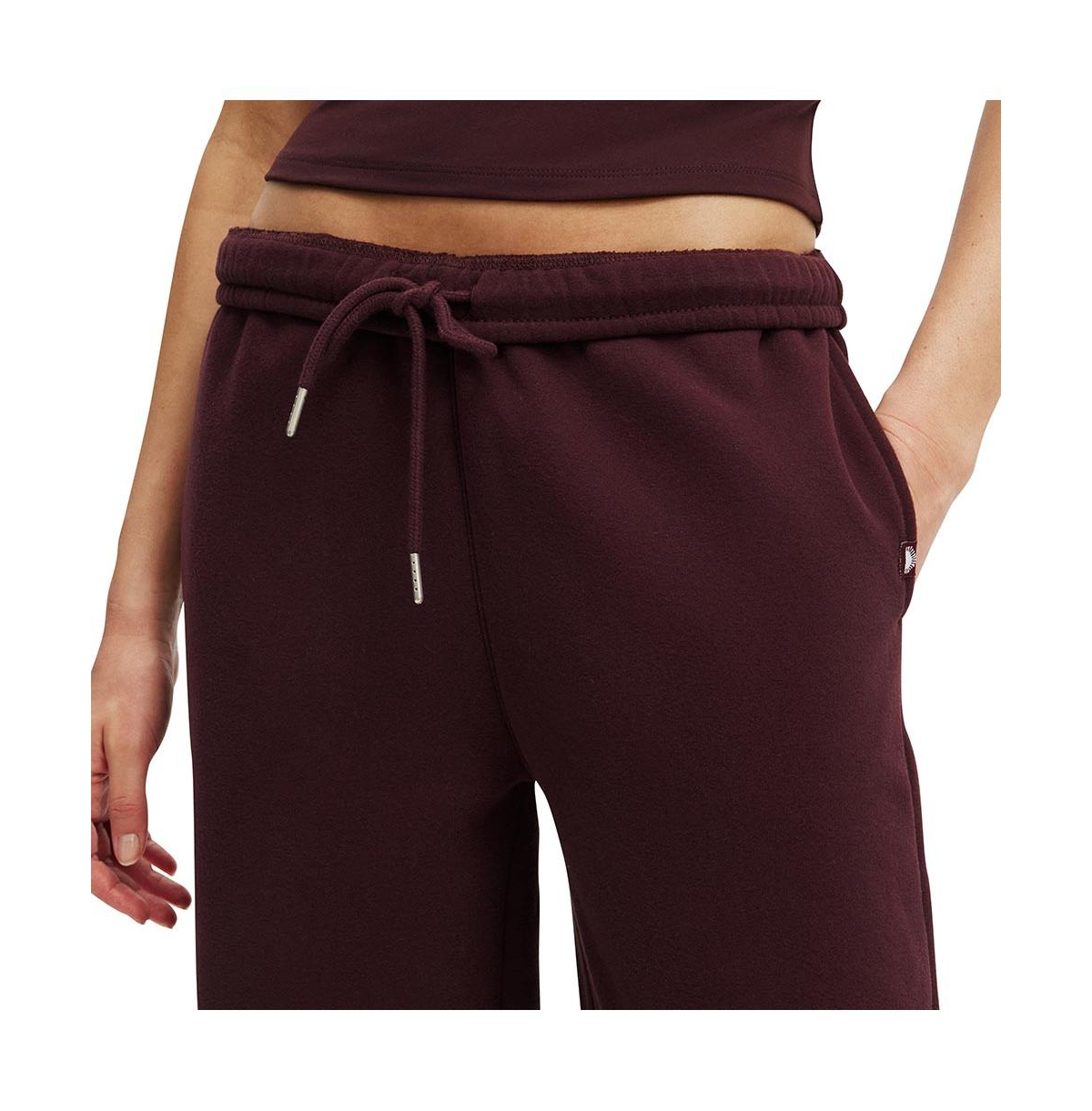 Cotton On Women's Active Plush Essential Straight Leg Sweatpant