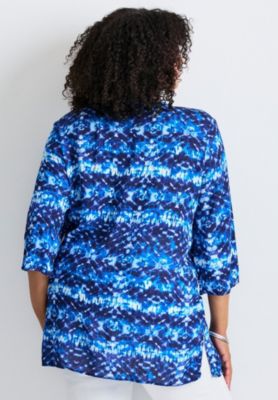 Women's Plus Size Beaded Embellishment Tunic