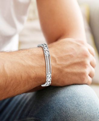 White Diamond Bracelet (1/2 ct. t.w.) in Stainless Steel