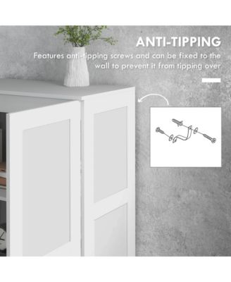 Storage Cabinet w/ Storage Shelves, Pantry Cabinet