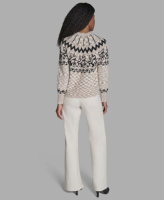 Women's Crewneck Fair Isle Sweater