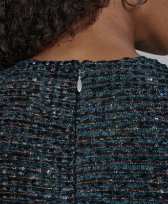 Women's Sleeveless Tweed Dress