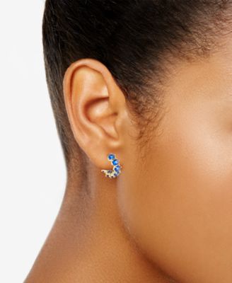 2-Piece Cubic Zirconia Cailin Pendant Necklace and Huggie Earrings Gift Set