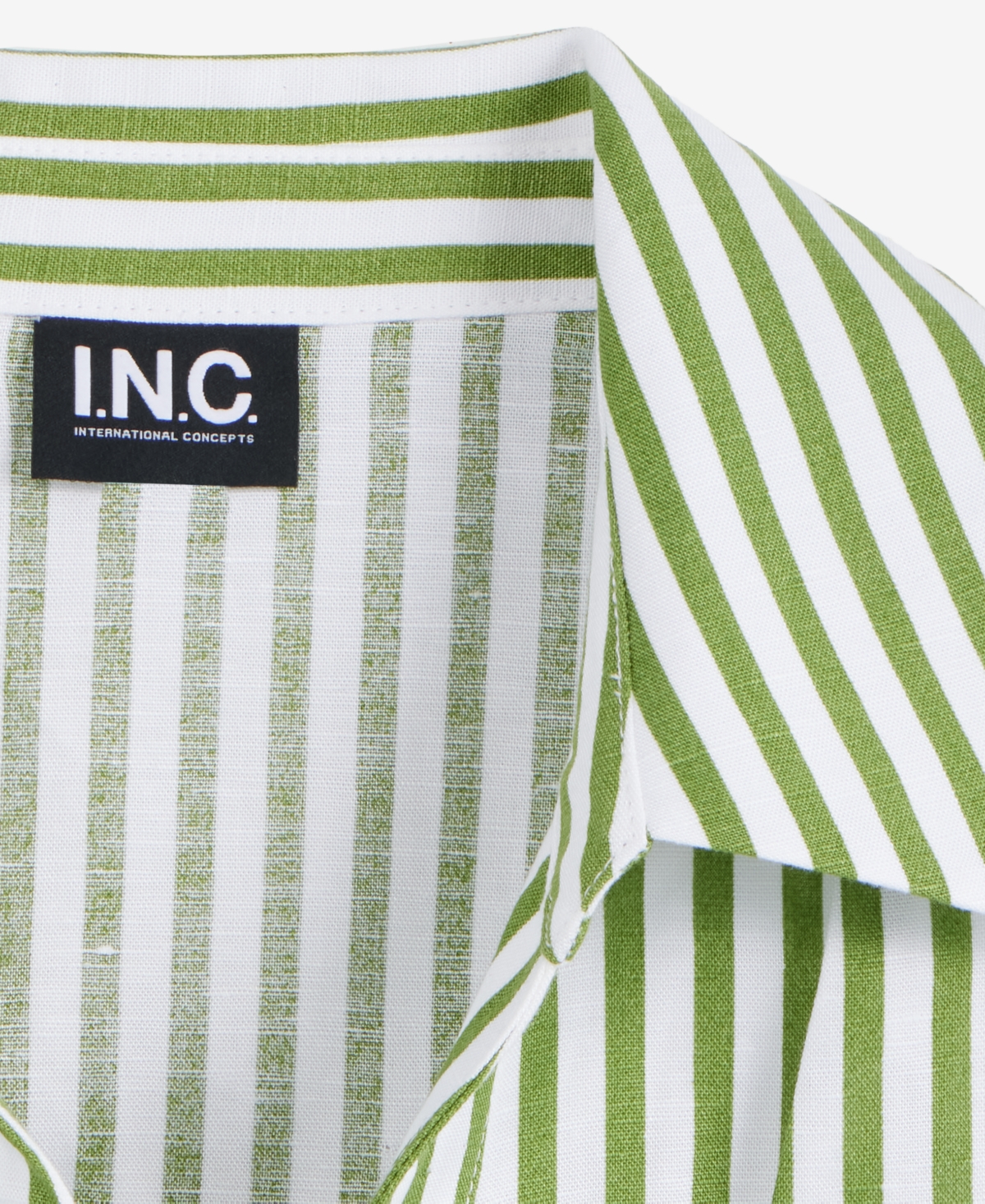 I.n.c. International Concepts Women's Collared Sleeveless Button-Front Top, Macy's Exclusive