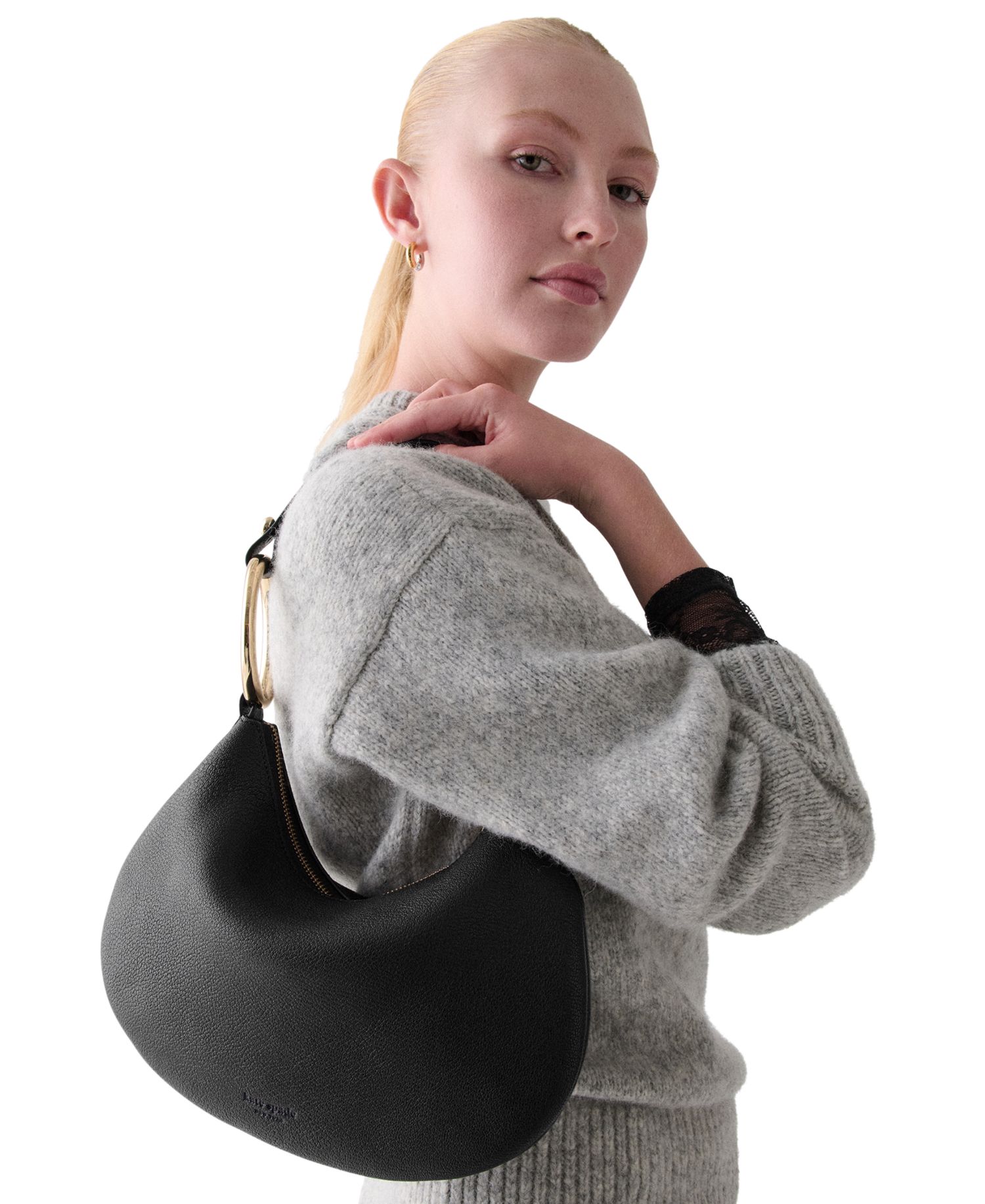 Bangle Small Pebbled Leather Bracelet Bag