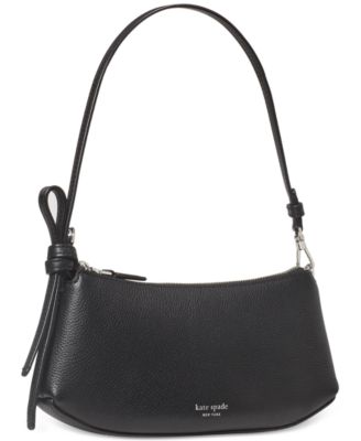 Loop Small Pebbled Leather Pochette Bag