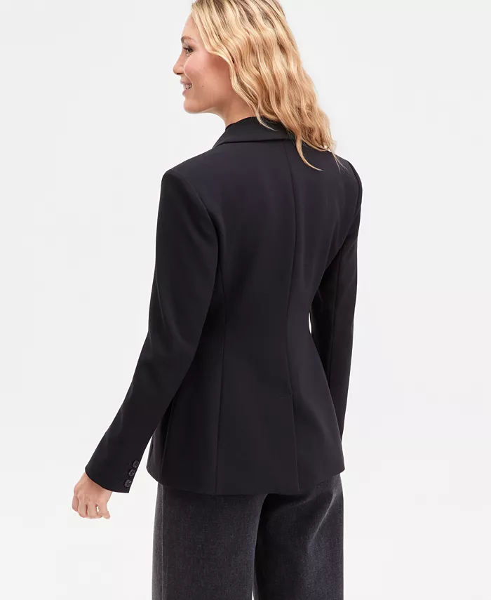 Women's Nipped-Waist Two-Button Blazer - thumbnail 2