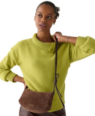 Loop Small Suede Crossbody Bag