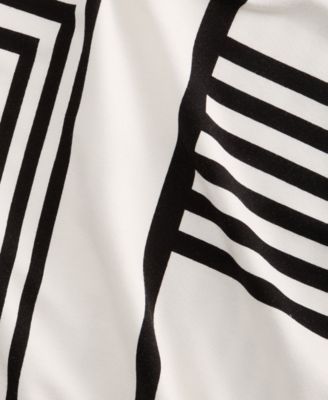 Women's Printed V-Neck Top, Macy's Exclusive