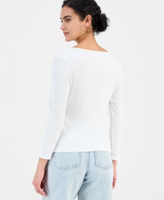 Women's Draped Cowl-Neck Top, Macy's Exclusive