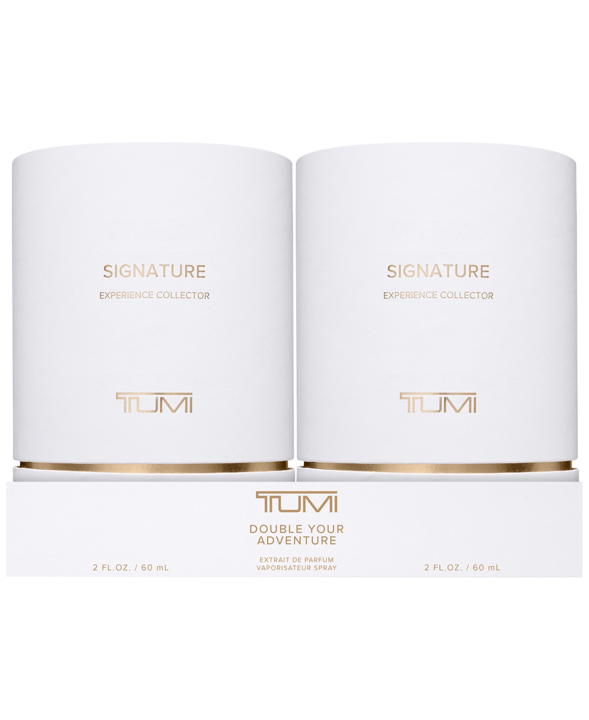 Tumi 2-pc. Signature Experience Collector Extrait De Parfum Set In Transparent