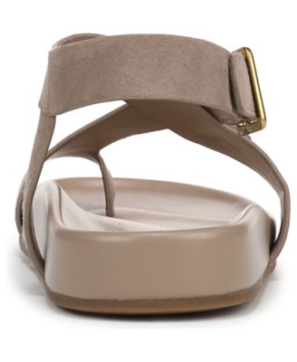 Blair Toe Loop Round Toe Buckle Flat Sandals