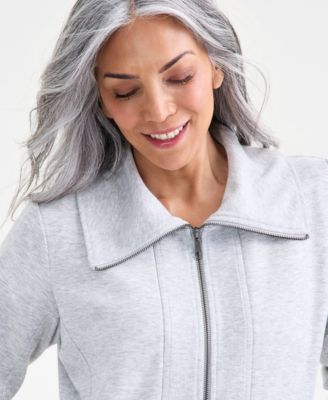 Women's Luxsoft Zip Front Tunic Fleece, Macy's Exclusive