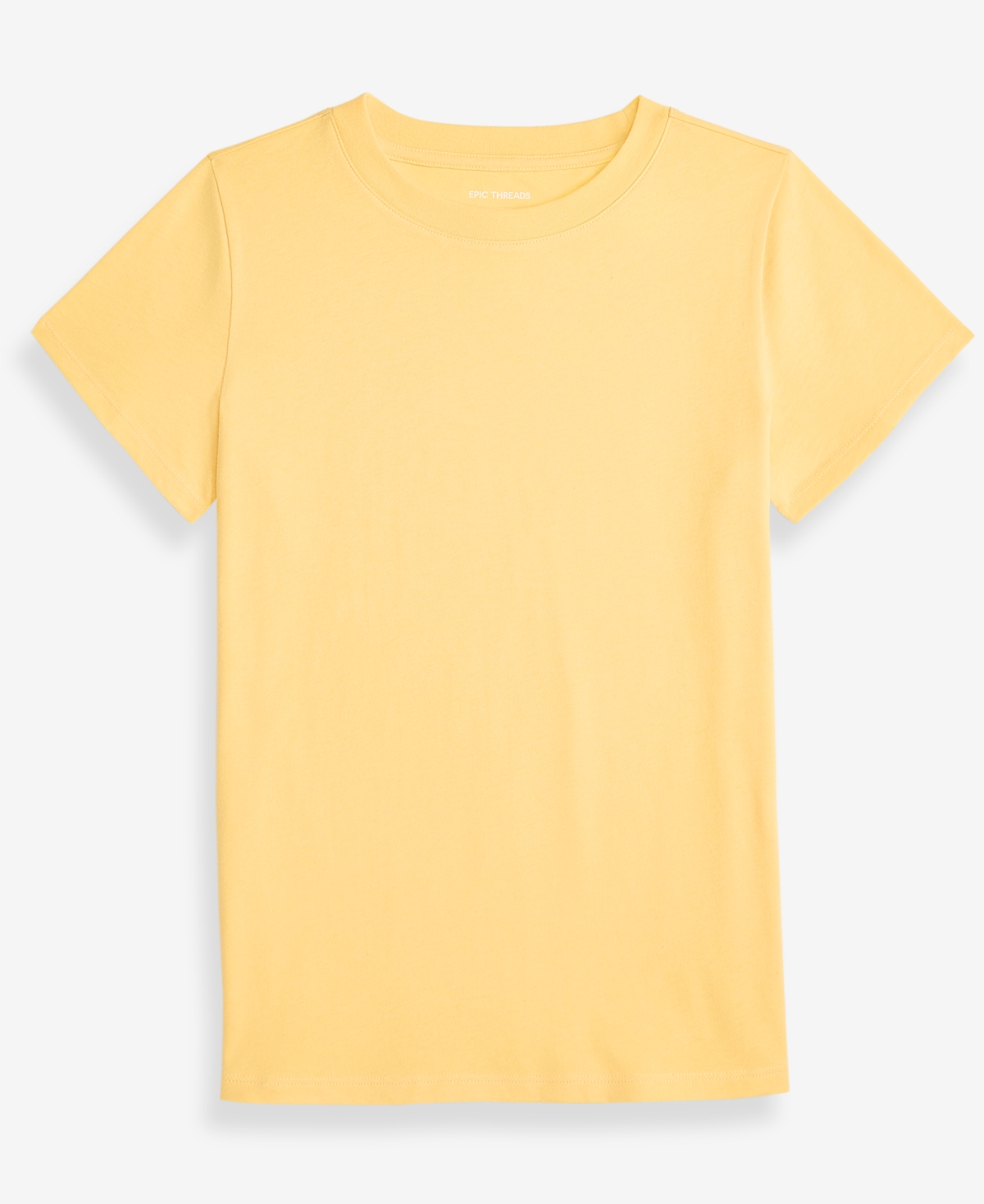 Epic Threads Little & Big Boys Solid T-Shirt, Created for Macy's - Sweet Butter