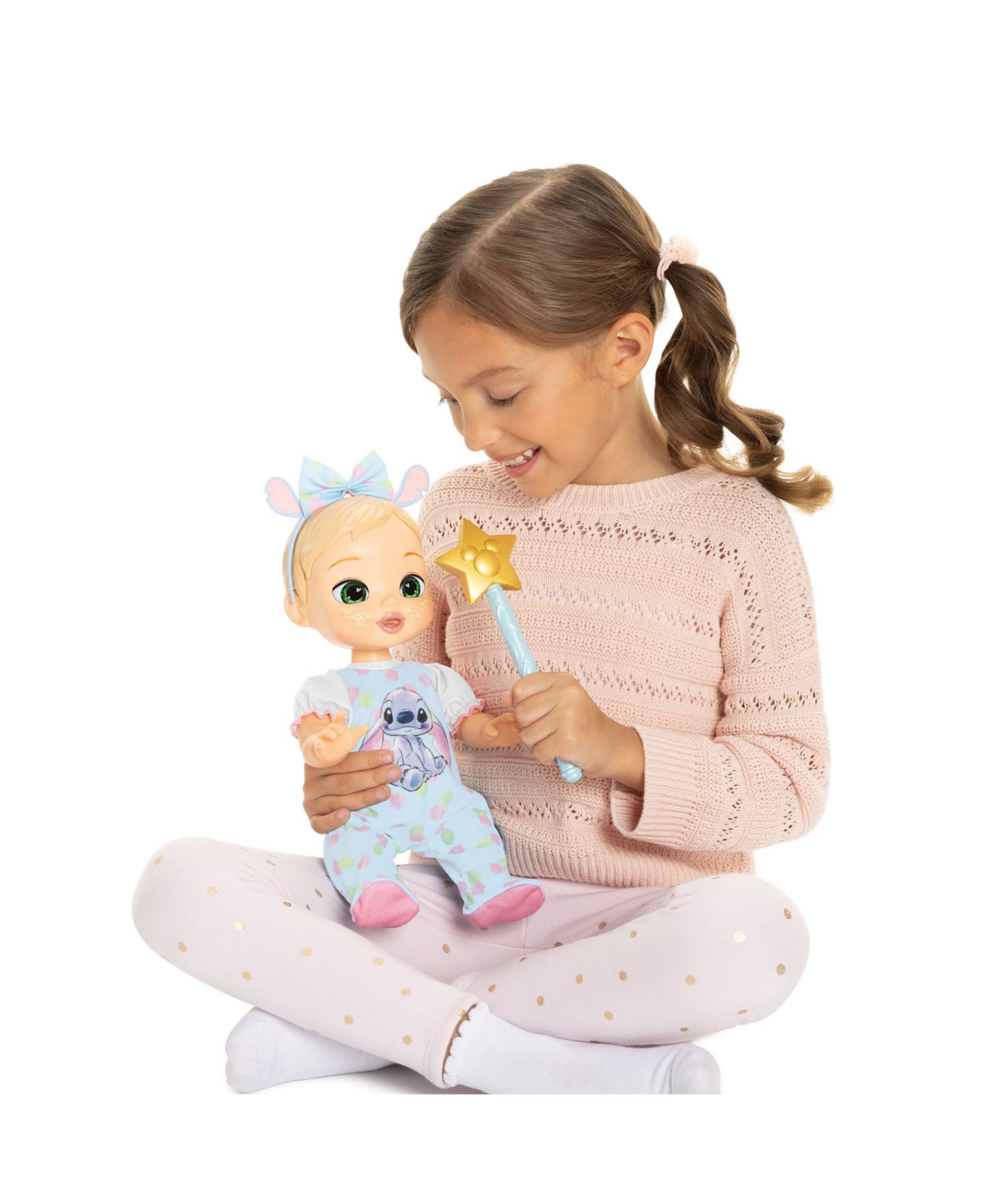 Детская кукла Disney Darlings Stitch Deluxe Blonde Hair, Blue Eyes Feature Doll — фото 6