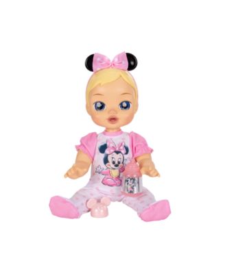 Deluxe Minnie Mouse Blonde Hair, Blue Eyes Feature Doll