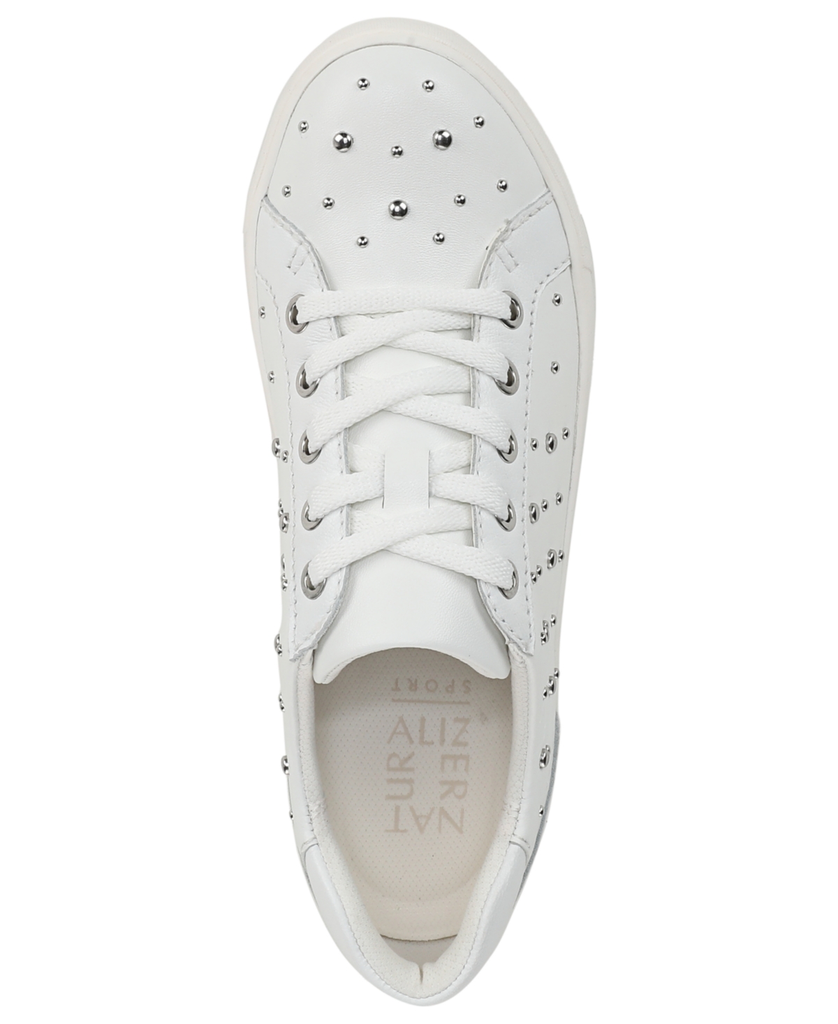 Naturalizer Morrison Stud Sneaker In White