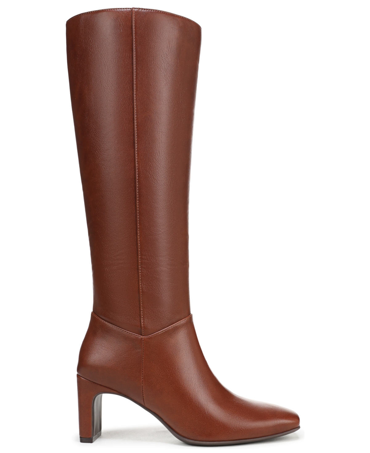 Naturalizer Women's Nona Extra Wide Calf Zip Tall Boots In Brown