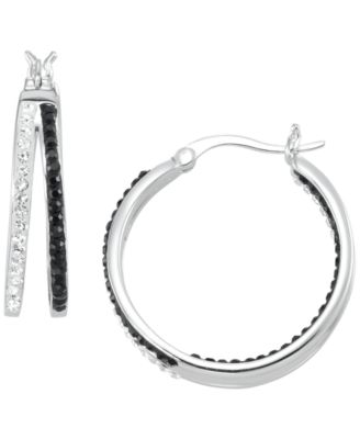 Cubic Zirconia Round Hoop Earrings (1.16 ct. t.w.)