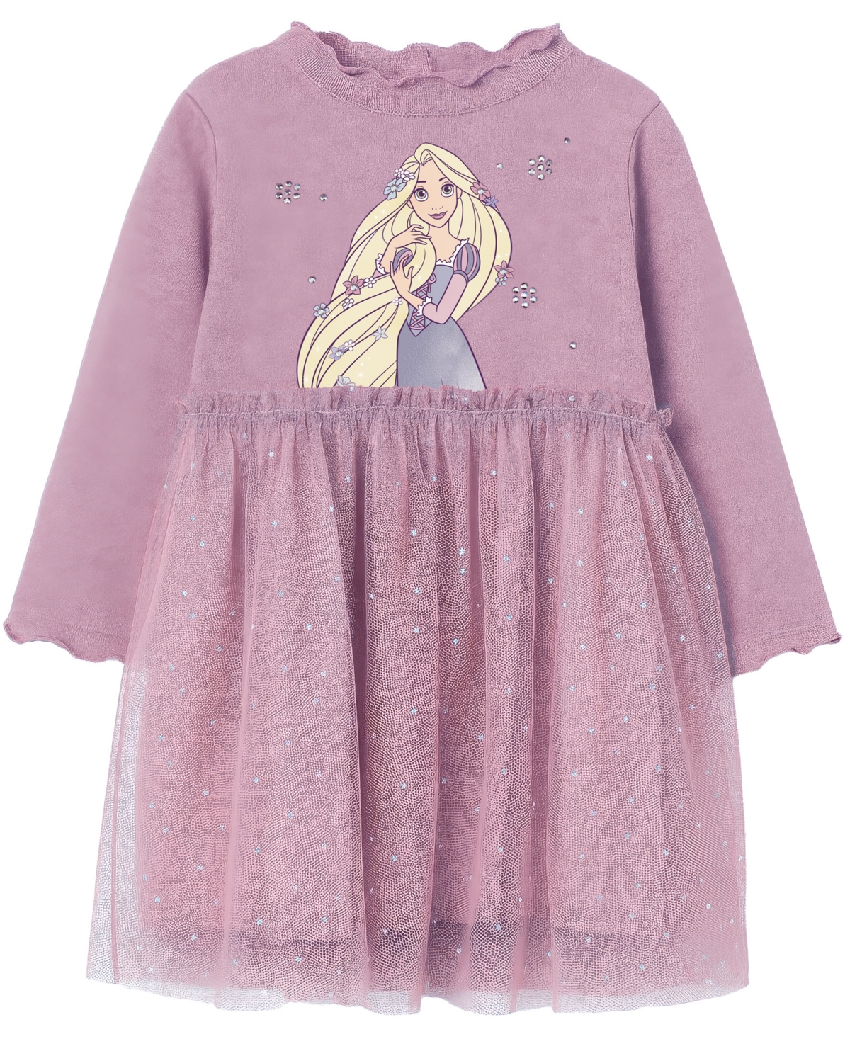 Kate Mack Girls 2T-6X Rapunzel Long-Sleeve Dress