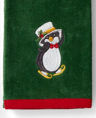 Holiday Elf, Santa and Penguin Kitchen Towels, Set of 3
