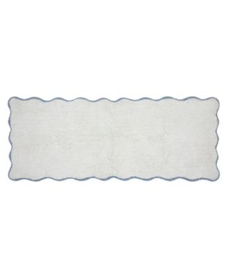 Scallop Cotton Bath Runner, 24" x 60"