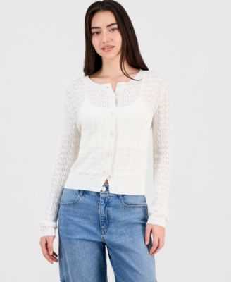 Women's Pointelle Cardigan