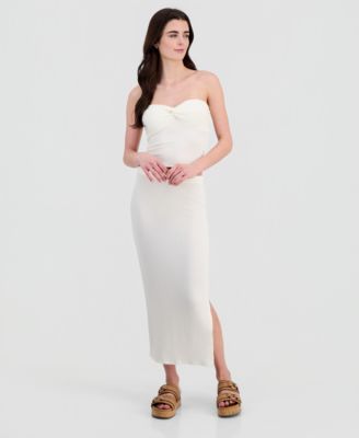 Madden Girl - Juniors' Rib-Knit Midi Skirt