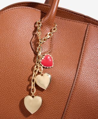 Boxed Puffy Heart Bag Charm