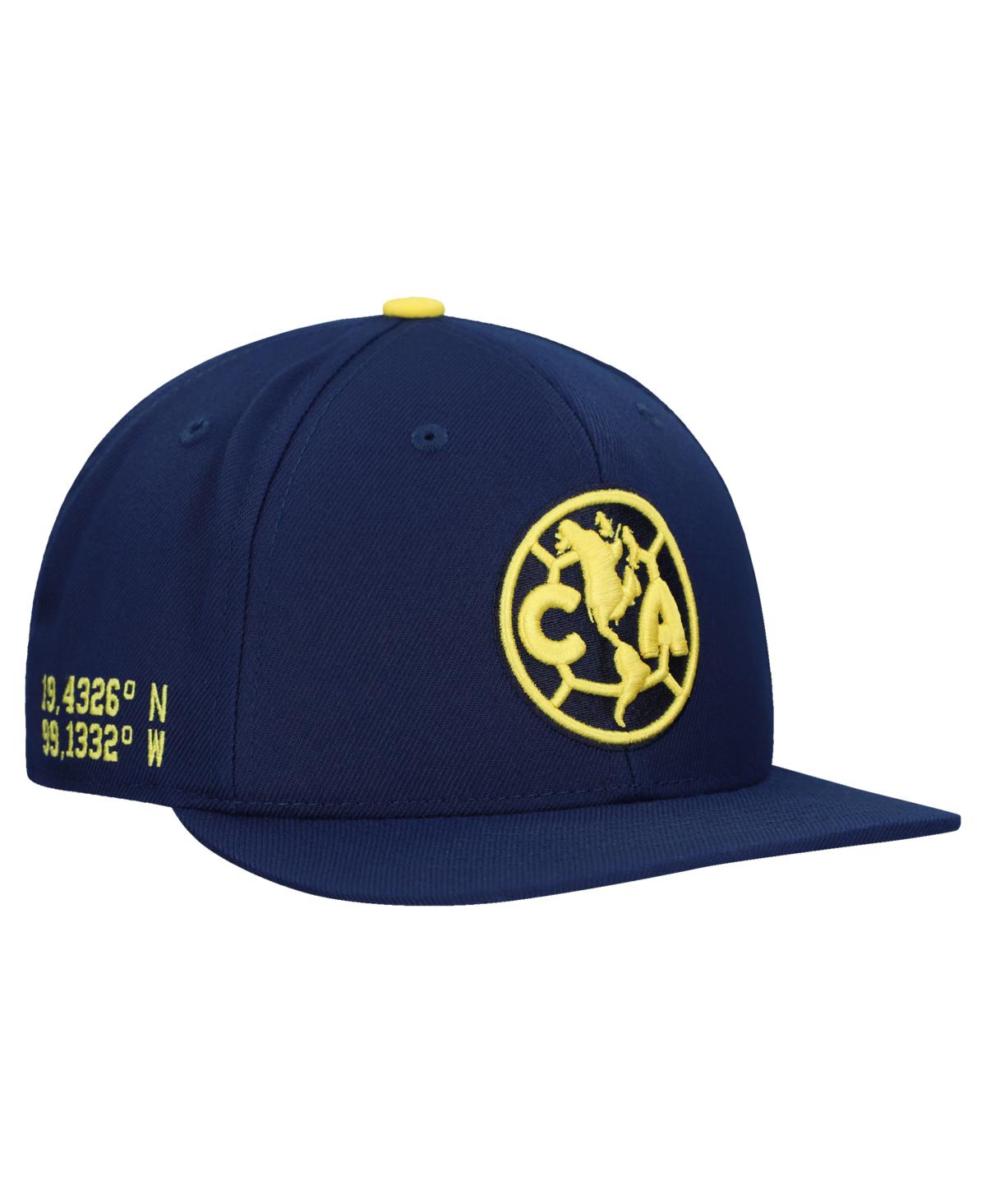 Fan Ink Men's And Women's Navy Club America Locale Snapback Hat In Blue