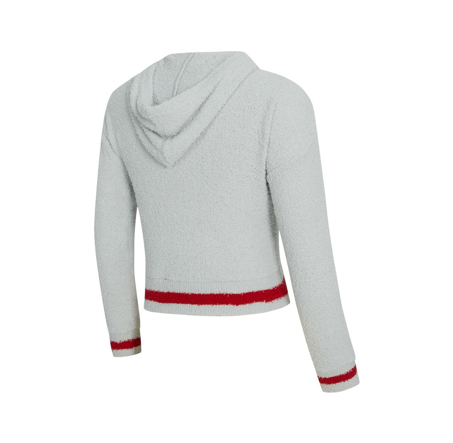 Women's 2-Piece Gray Tampa Bay Buccaneers Whitley Long Sleeve Hoodie Top and Shorts Set