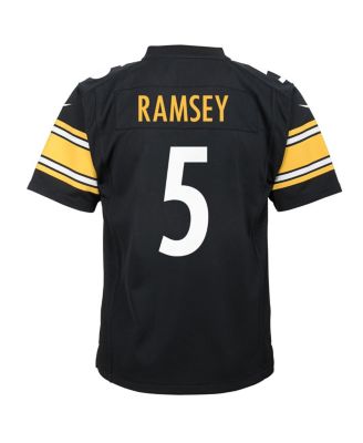 Big Boys and Girls Jalen Ramsey Black Pittsburgh Steelers Team Game Jersey