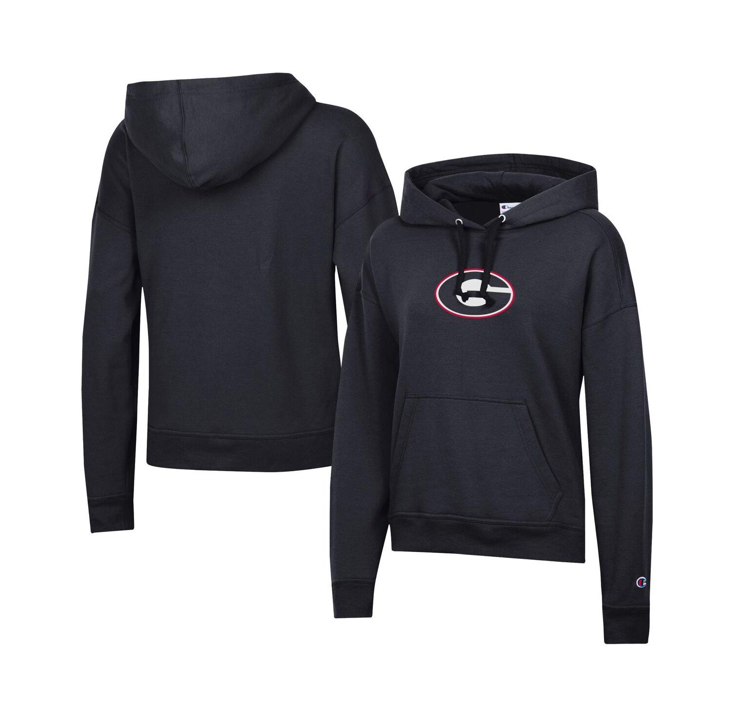 Women's Black Georgia Bulldogs Powerblend Fleece Hoodie