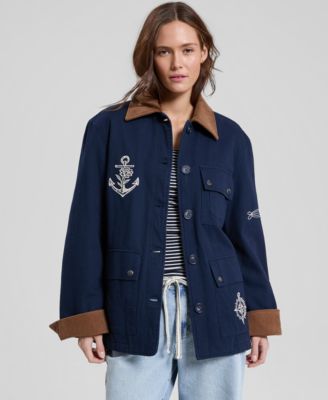 And Now This - Women's Embroidered Barn Jacket