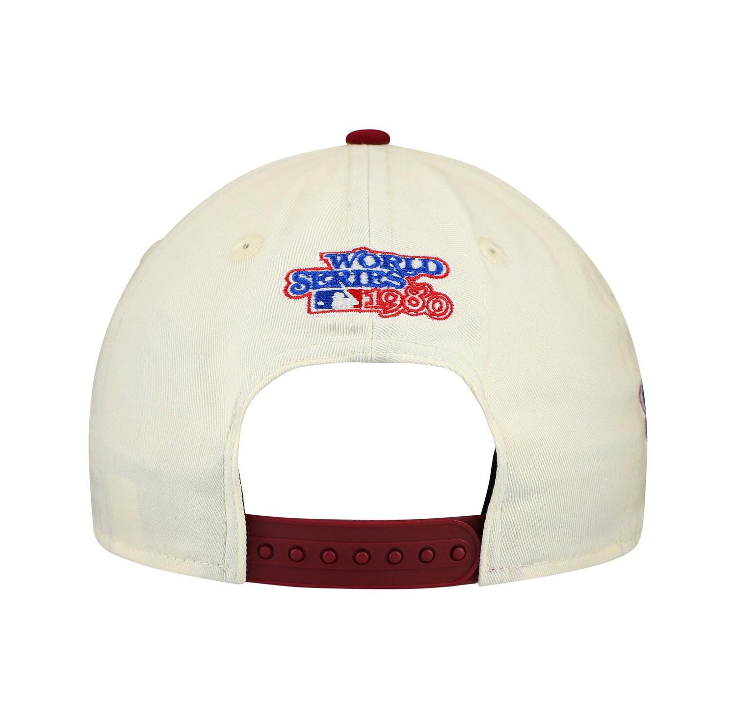 Men's Cream/Red Philadelphia Phillies World Series 9FORTY M-Crown A-Frame Adjustable Hat