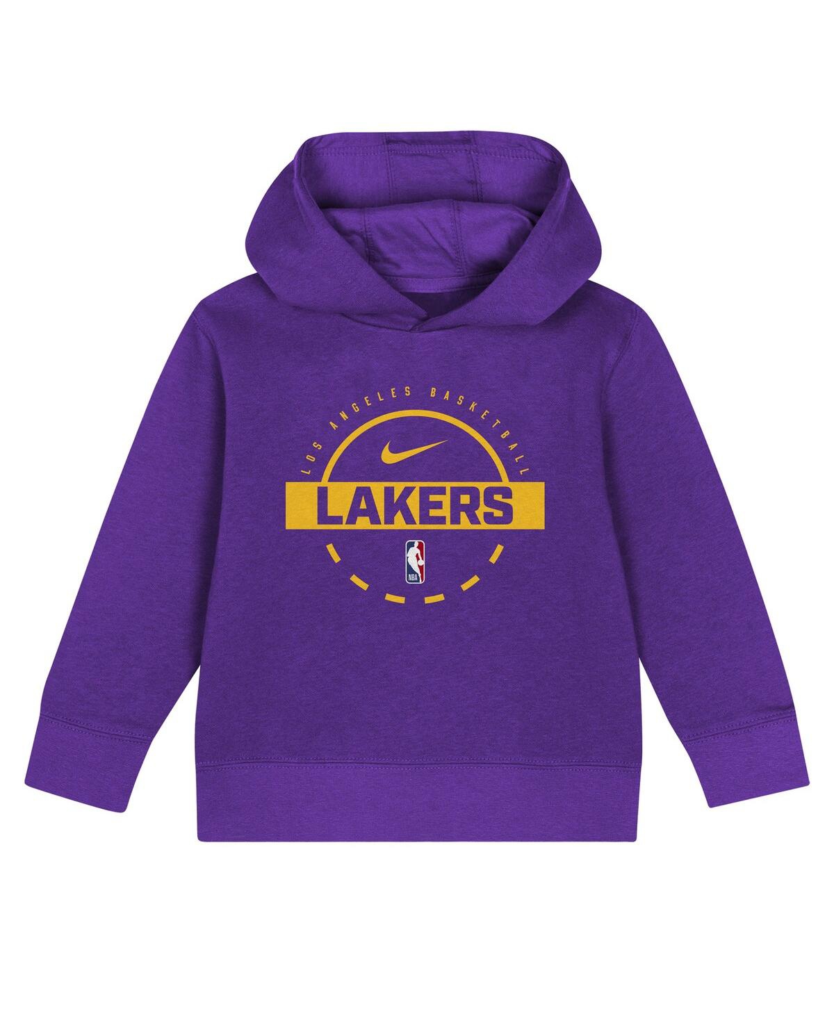 Nike Toddler 2-Piece Purple Los Angeles Lakers Team Logo Club Fleece Hoodie and Sweatpants Set