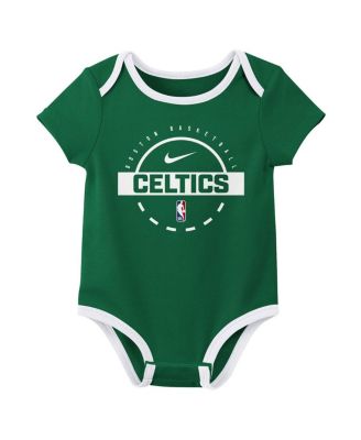 Baby Boys and Girls 2-Piece Boston Celtics Bodysuit Set