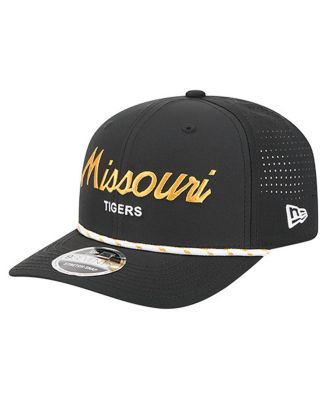 New Era - Men's Black Missouri Tigers Script Performance Rope 9SEVENTY Adjustable Hat