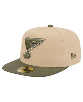 New Era - Men's Tan/Olive St. Louis Blues Color Pack Two-Tone 59FIFTY A-Frame Fitted Hat