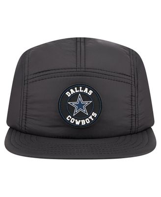 Men's Black Dallas Cowboys Quilted Camper Adjustable Hat