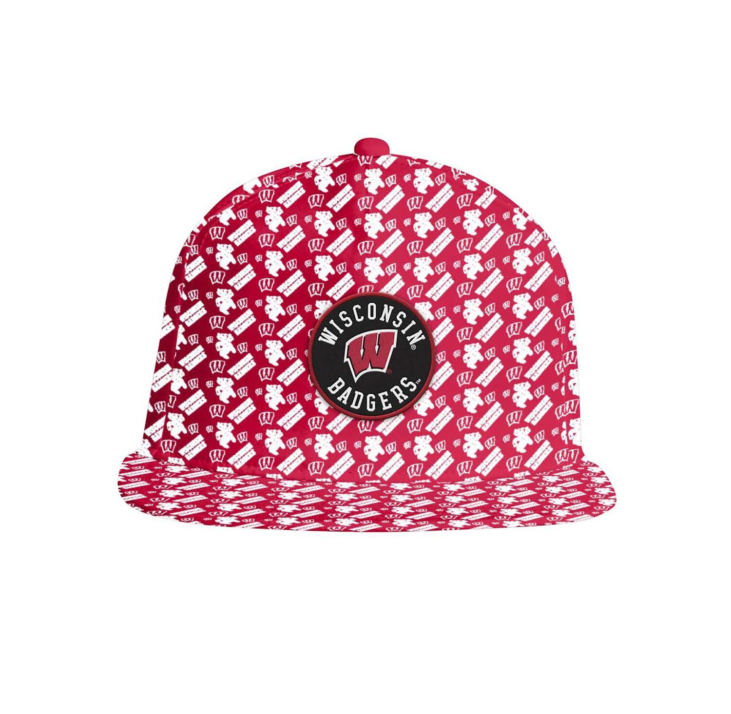 Men's Red Wisconsin Badgers Gameday ArmourFuse Snapback Hat