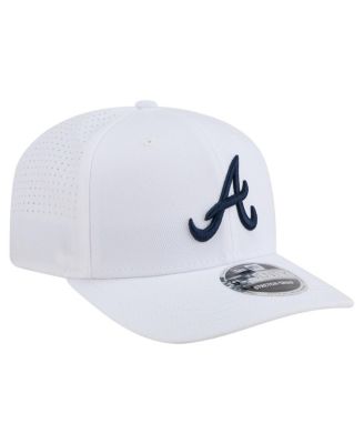 Men's White Atlanta Braves COOLERA 9SEVENTY Adjustable Hat