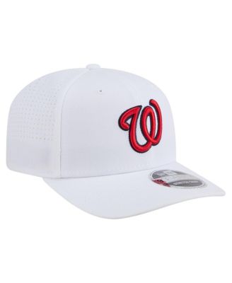 Men's White Washington Nationals COOLERA 9SEVENTY Adjustable Hat