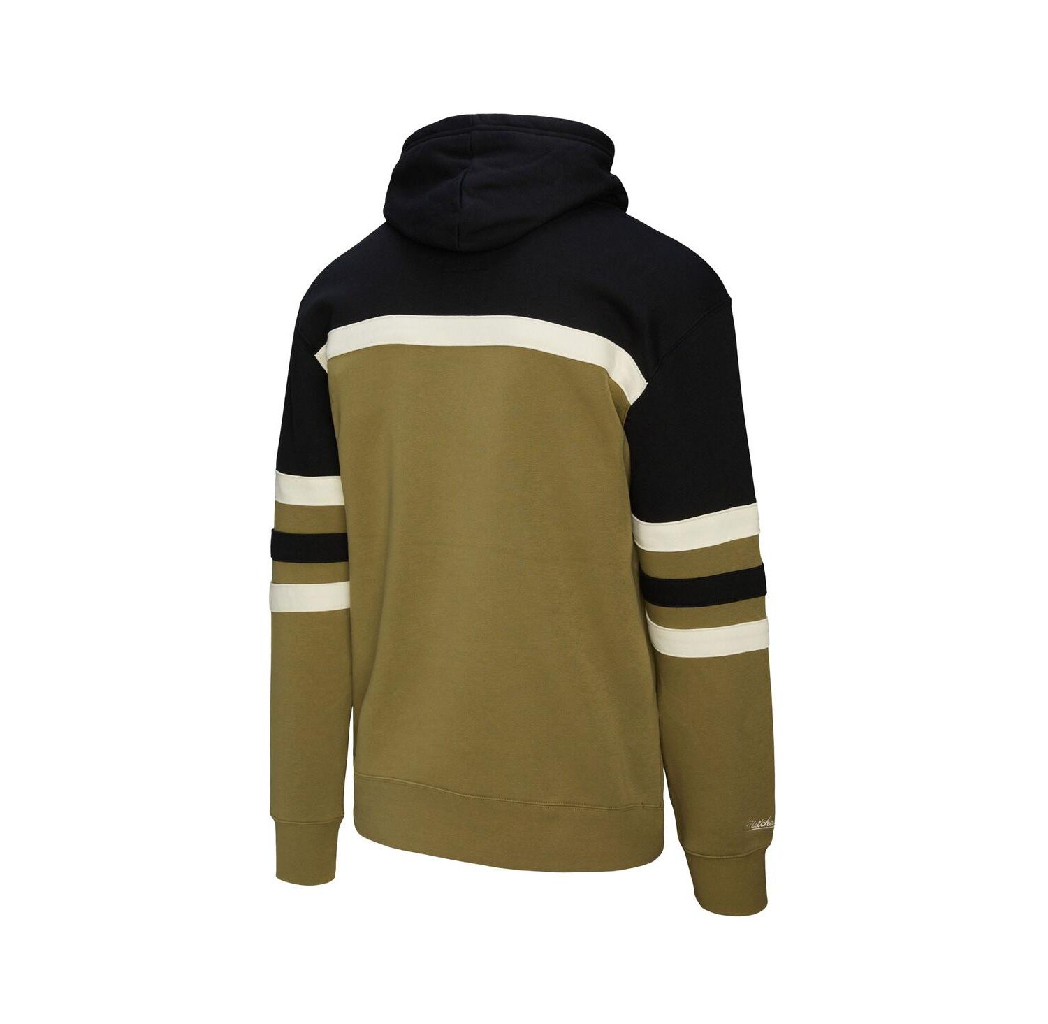 Men's Olive Dallas Mavericks Double Clutch Head Coach Hoodie